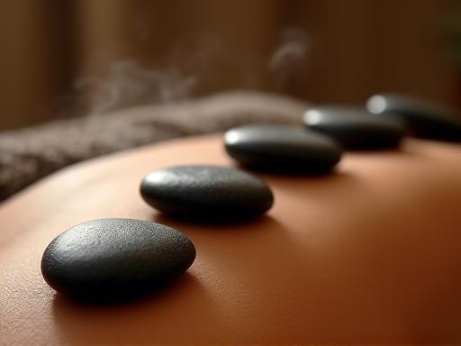 Massage aux pierres chaudes